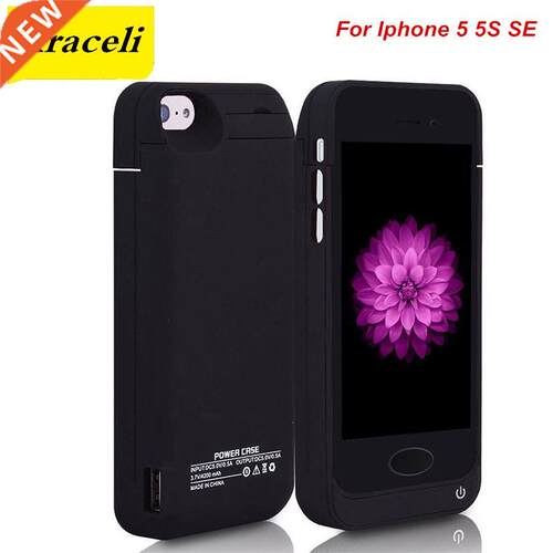 For Iphone 5 5S SE attery Case 4200 Mah Charger Case Smart