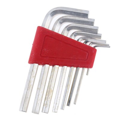 8PCS Hex Key Allen Wrench 1.5mm-6mm Metric Size Chromium-van