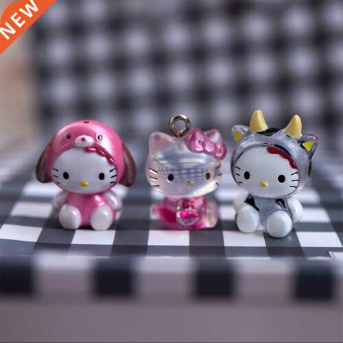 1pcs Kids Gifts Mini Figurine Kawaii kitty Decoration Cute A