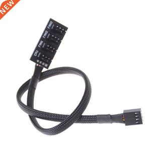 Cable 1 Female to 4 Male 4Pin Socket Fan Hub Splitter Cable