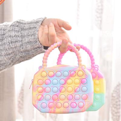 Pop Bags for Girls Macaron Coin Purse Wallet muti bubbles fi