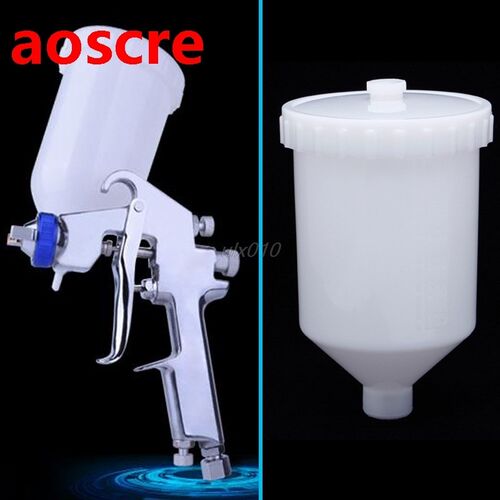 Air Gravity Feed Spray Paint Gun Plastic Cup Pot Fastmover T