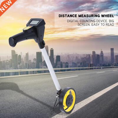 1Set Foldable Dgtal Dstance Measurng Wheel Measure Road