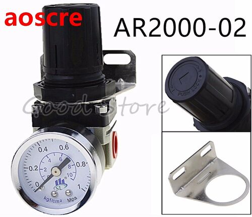 AR2000-02 G1/4'' Pneumatic mini SMC Type Pressure Regulating