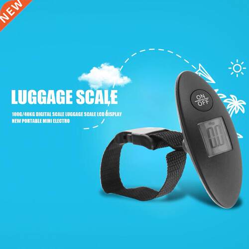 100g/40kg Digital Scale Luggage Scale LCD Display New Portab