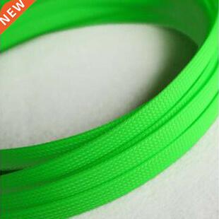 Green 3-40mm Cable Sleeves Encrypted Snakeskin Mesh Wire Pro