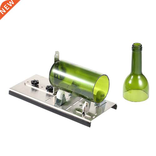 Stainless Steel Glass Bottle Cutter with 3 Wheels Wine Beer