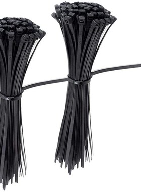 1000 Pcs 3.5mm Wide Cable with Wire Binding Cable Tie, Self-