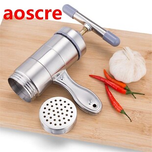 Manual Stainless Steel Noodle Maker Press Pasta Machine Cran