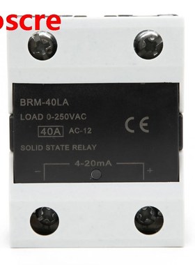 Solid State Relay SSR 4~20mA-AC 0~250V 40A Flame-Retardant R