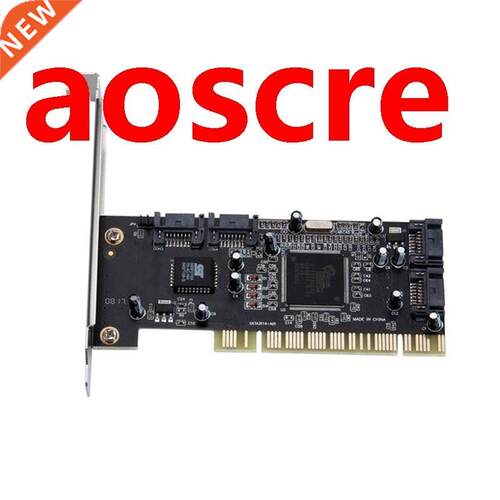 New PC to 4 Ports SATA Seral ATA RAD Sl3114 3114 Convert