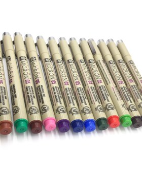 Micron Liner Pen Set of 8/14colors  0.25mm 0.45mm Color Fine