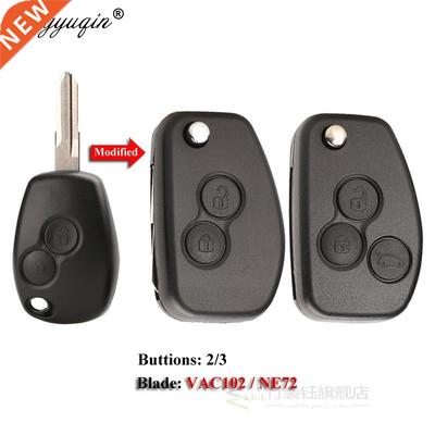 VAC102 Ne72 Modified Key Shell For Renault Renault Dacia Mod