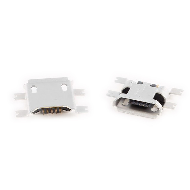 10x 5 Pcs Micro USB Type B Female Socket 5Pin SMD SMT Jack C