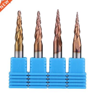 R0.25-R2.0 *0.5*D6*75L 2 Flutes Taper Ball Nose End Mill HR