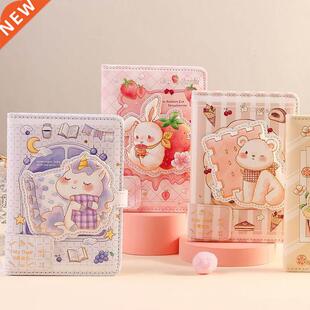 Cute Cartoon Notebook 96 Sheets Color Pages Illustration An