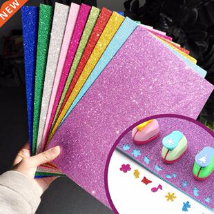 Lightweight 10Pcs Beautiful Soft Craft Cardstock Paper Multi