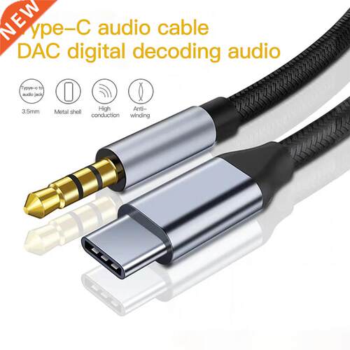 Male to Male Type C to 3.5mm Adapter AUX Jack3.5 Audio Exte