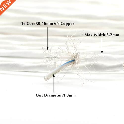 6N copper silver plated Nerve Audio Axon Bulk single cable,X