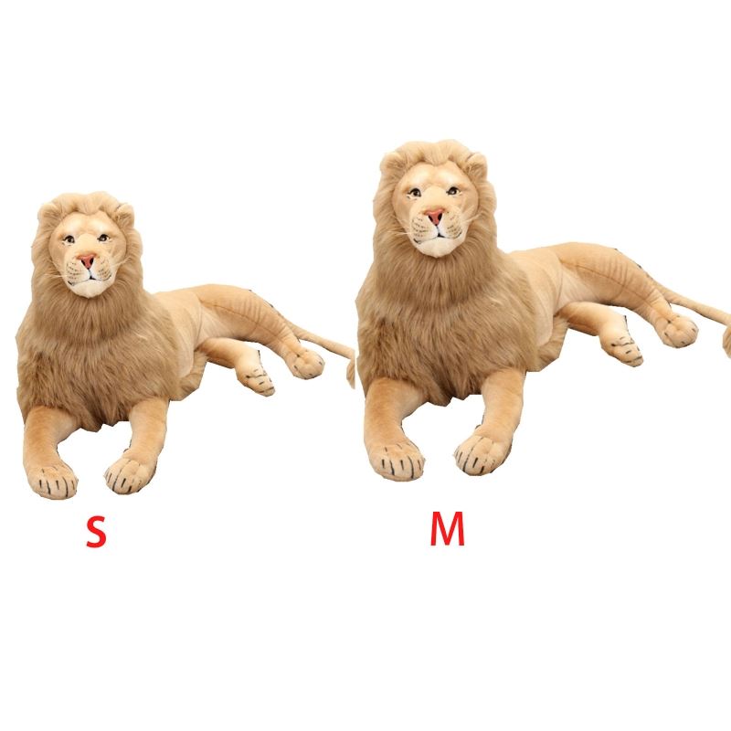 Simulation Animal Lion Sofa Pillow PP Cotton Plush Toy Couga