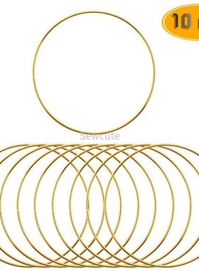 10pcs Metal Dream Catcher Dreamcatcher Ring Macrame Craft Ho