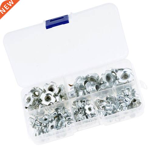 90PCS/ox M3 M4 M5 M6 M8 Zinc Plated Four Claws Nut Speaker