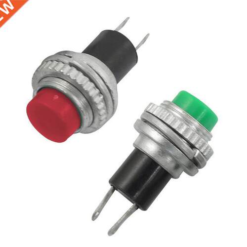 5 x 9.5mm Momentary 1 NO Red Green Cap Push Button Switch AC