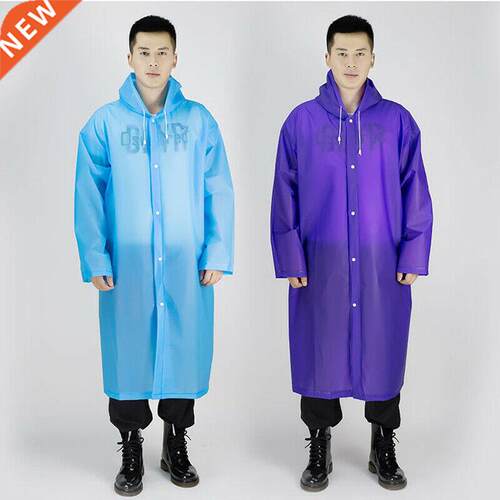 Durable Mens Womens One piece Waterproof Jacket Rain Coat H