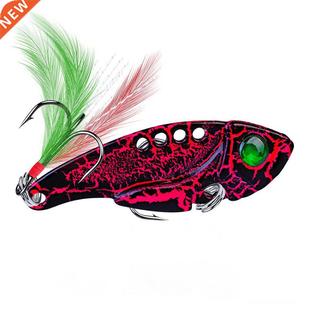 Fishing Lures Spoon For Pike 50mm 10.5g 8 Color With reble H