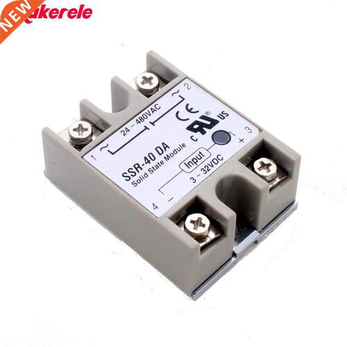 *24V-380V 40A 250V SSR-40DA Solid State Relay Module 3-32V D