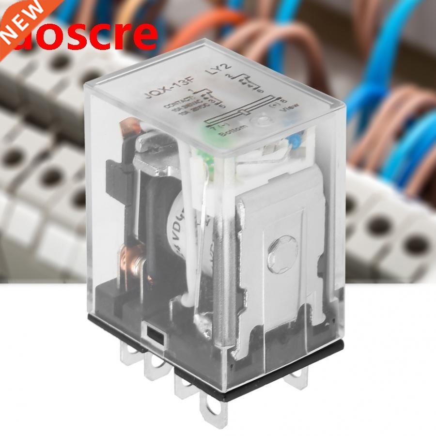 JQX-1F 24VDC/220VAC Coil DPDT Electromagnetic Relay 5A 8 Pi