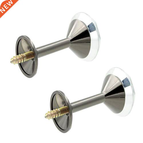 2PC Crystal Curtain Hooks Curtain Buckle Wall Holdbacks Deco