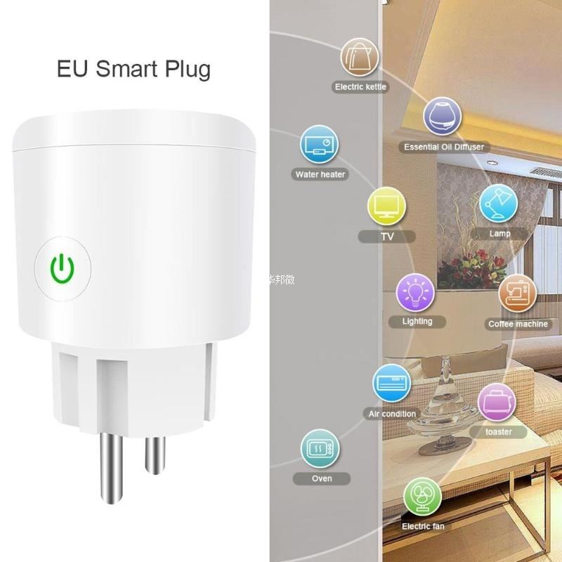 Smart Plug Wifi Smart Socket Tuya Smart Life App EU Plug Pho