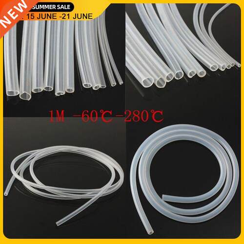 1 Meter Food Grade Transparent Slcone Tube Soft Rubber Hos