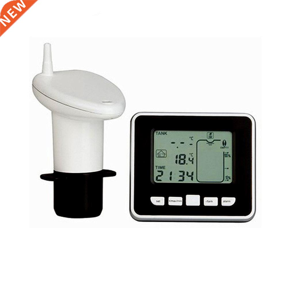 Ultrasonic Wireless Water Tank Level Meter Sensor With Tempe