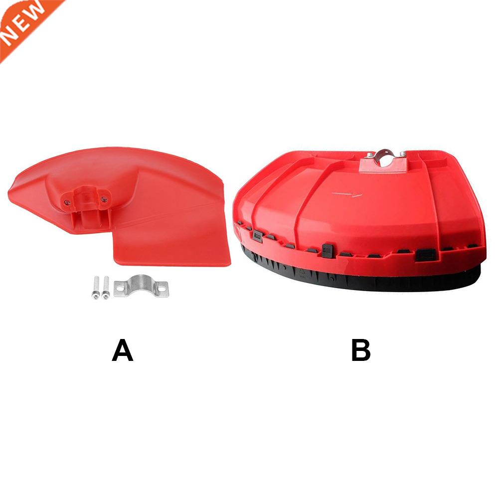 Durable Plastic Brush Cutter Guard Garden Tools Red Easy Ins