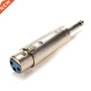 3Pin XLR Female To 6.35mm Male Mono Jack Lead Adapter Microp