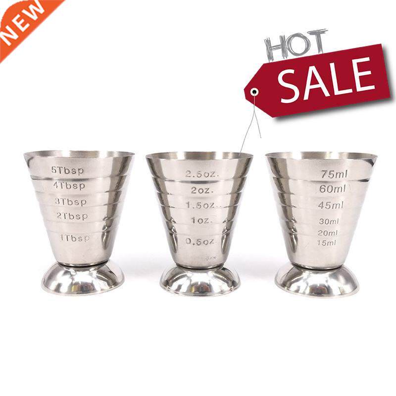 stainless steel magic measuring cup 304 cocktail measuring c