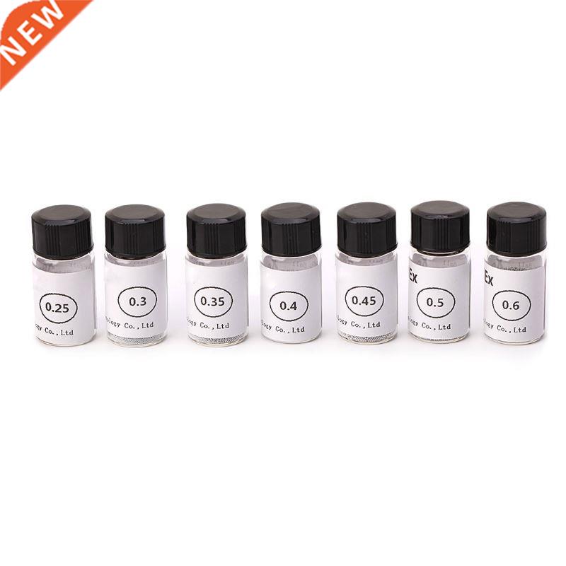7 Bottles Of 12.5K 0.25/0.3/0.35/0.4/0.45/ 0.5/0.6mm Solder