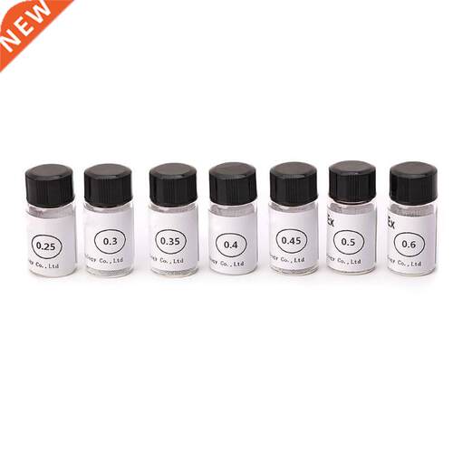 7 Bottles Of 12.5K 0.25/0.3/0.35/0.4/0.45/ 0.5/0.6mm Solder