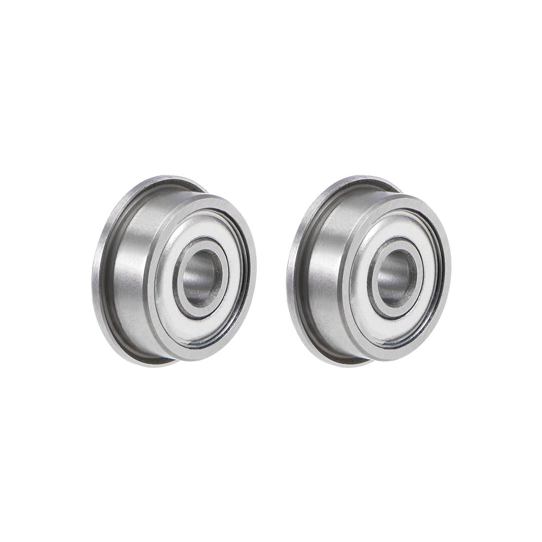 F624ZZ Flange Ball Bearing 4x13x5mm Shielded Chrome Bearings