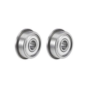 F624ZZ Flange Ball Bearing 4x13x5mm Shielded Chrome Bearings