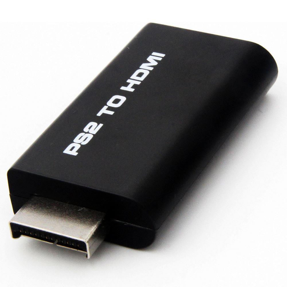 for PS2 to HDMI Video Converter AV Adapter w/ 3.5mm Audio Ou