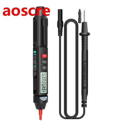 Pen Type Multimeter 6000Counts Non-Contact AC/DC Voltage Res
