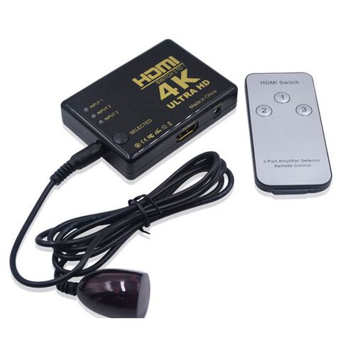 HDMI Hub Splitter TV Switcher  4K*2K 3 into 1 Switch HDMI Sw