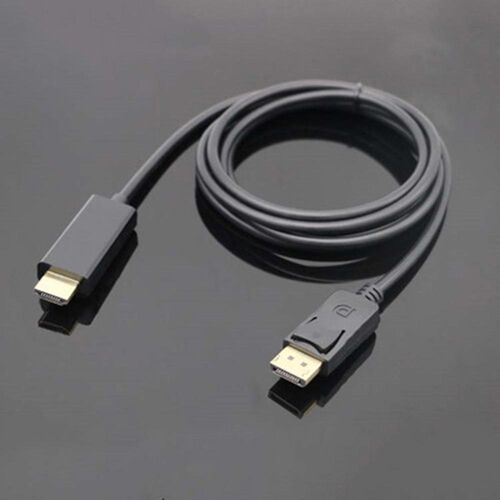 1.8M Display Port DP Male to HDMI Cable Adapter  Laptop PC