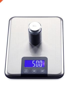 10KG Electronic Food Kitchen Bench Scales 10kg 1g Slim Stain