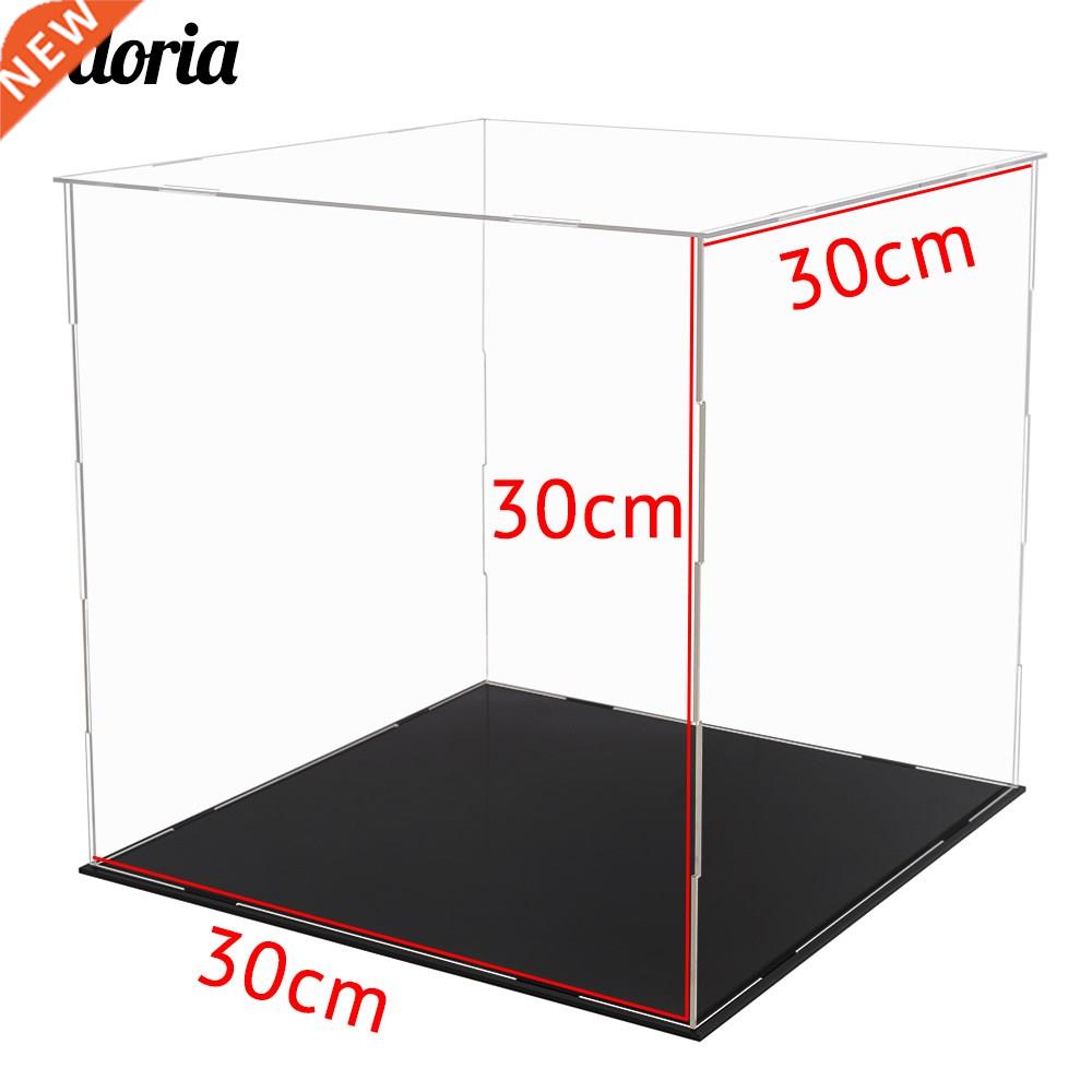 30cm Acrylic Display Case Self-Install Clear Cube Box V Dust