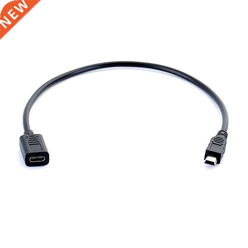 30cm New Mn USB Male to Type c Female Charge Data Adapter