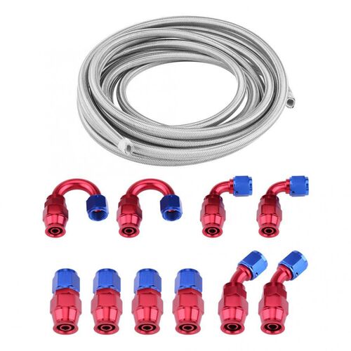 Engine Accessories AN8 Fitting Kit Stainless Steel PTFE  Oil